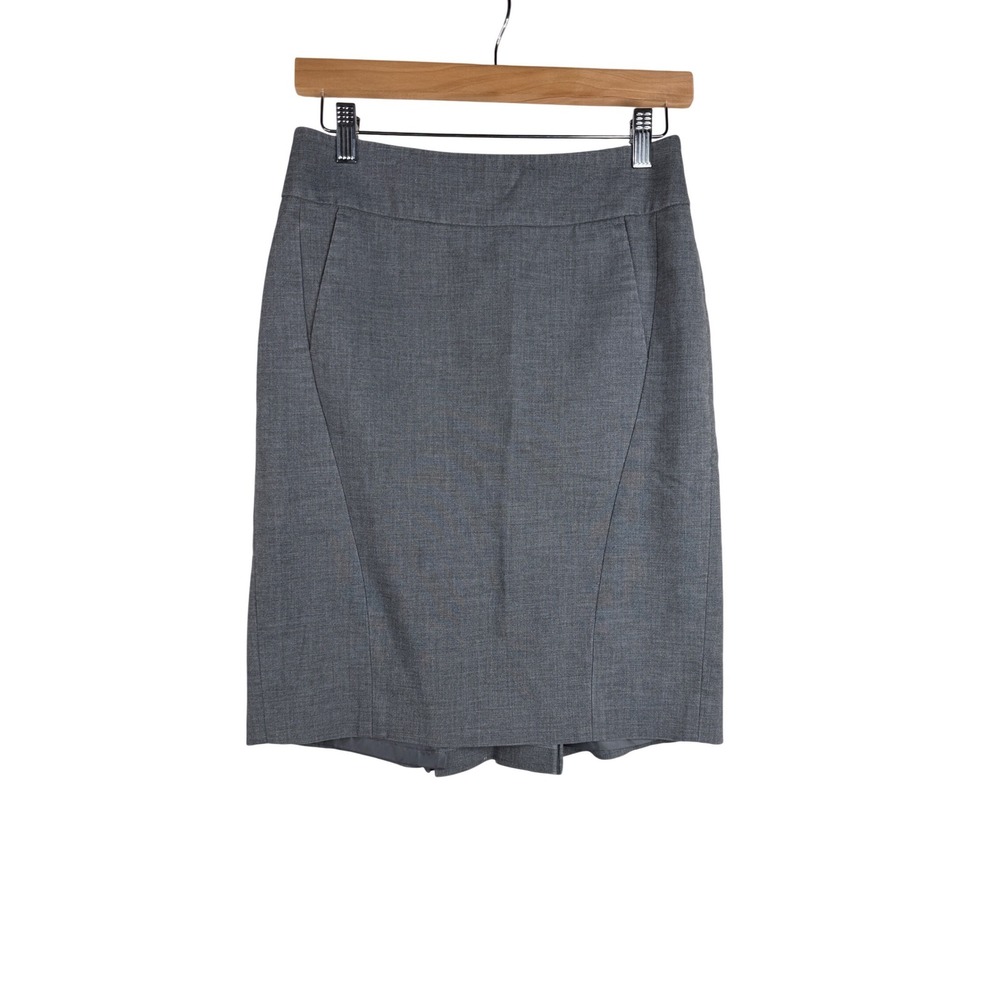 Ann Taylor Loft Pencil Skirt size 0 Gray
